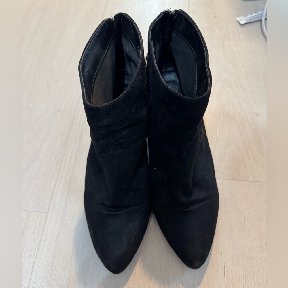 BAMBOO Black Ankle Booties